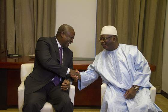 President Mahama and President Keita of Mali